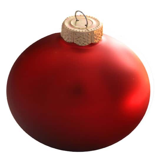 Whitehurst 4ct. 5" Matte Glass Ball Ornaments